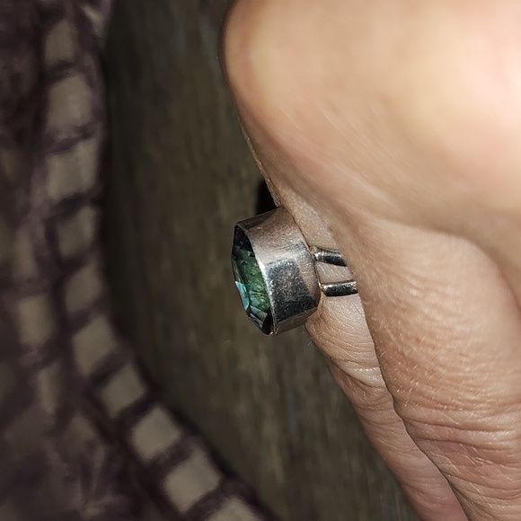 New Sterling Silver Mystic topaz ring Size 8 - Picture 5 of 6